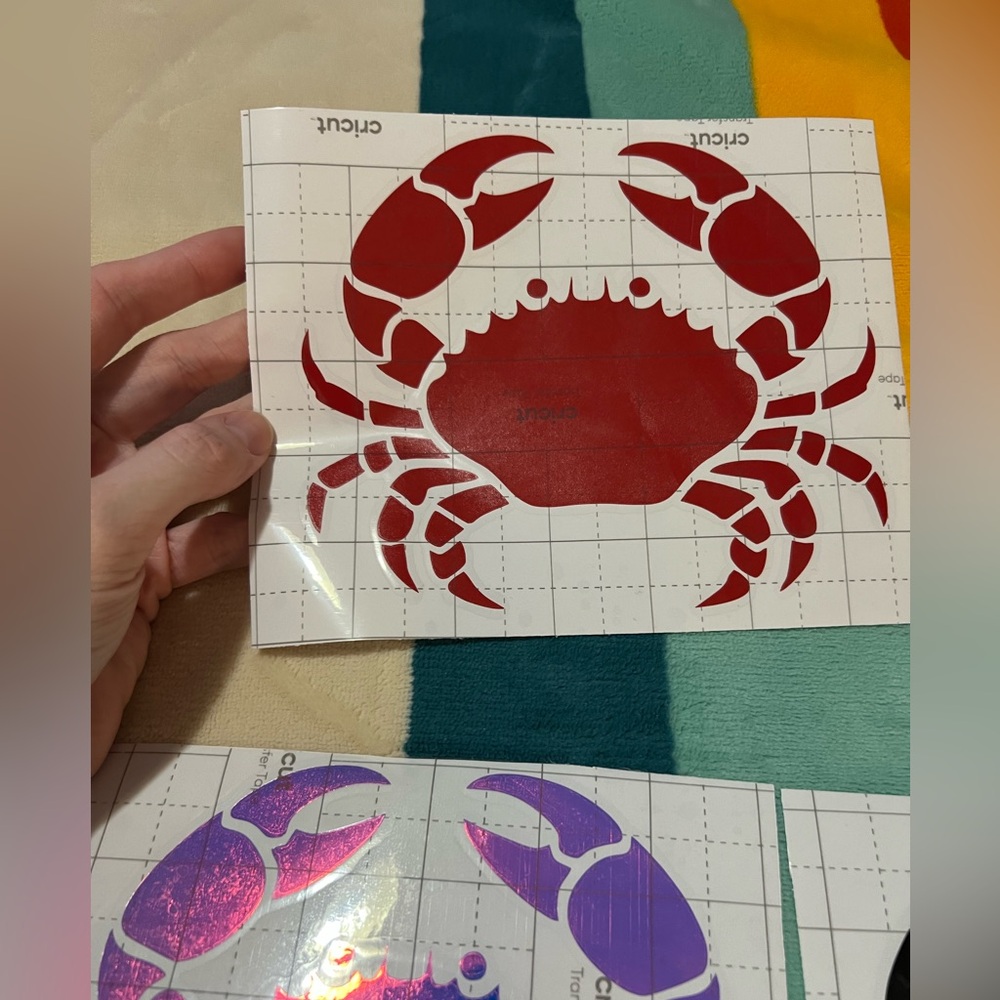 Crab Vinyl Decal 🦀